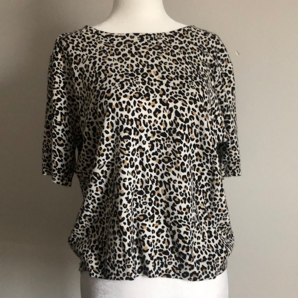 Leopard Dotti Top